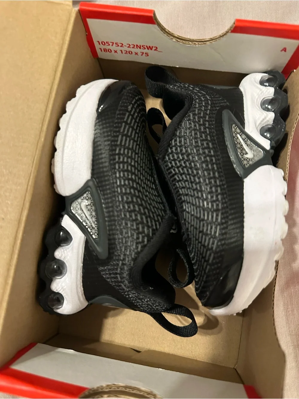 Nike Black and White Air Max Infant